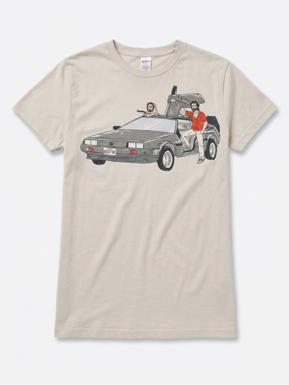 Delorean Back to the Future t shirt size XL